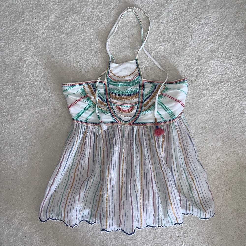 Anthropologie Floreat Halter Top